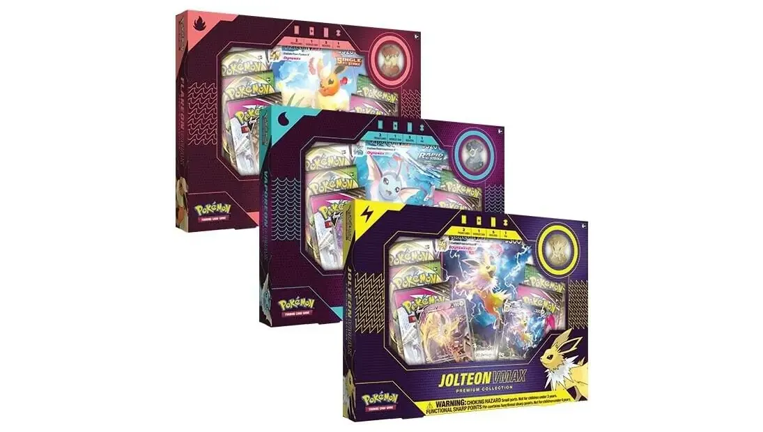 Eevee Evolution VMAX Premium Collection Set of 3