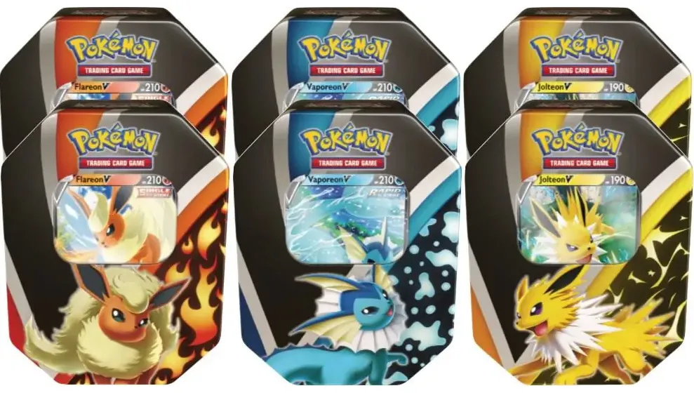 Eevee Evolutions Tin Case