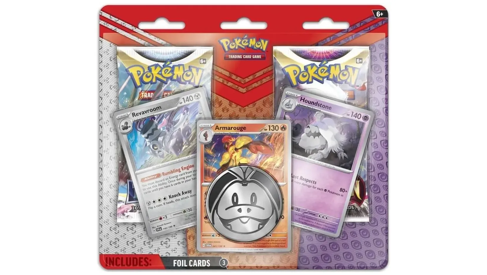 Enhanced 2-Pack Blister Pack Armarouge, Revavroom & Houndstone
