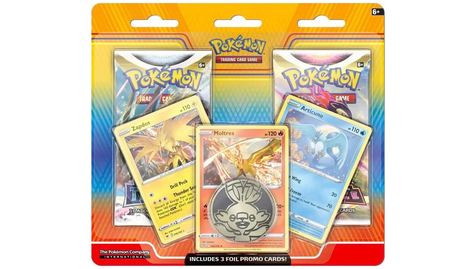 Enhanced 2-Pack Blister Pack Articuno, Zapdos, & Moltres