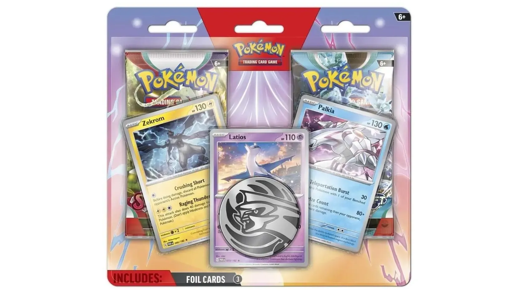 Enhanced 2-Pack Blister Pack Latios, Zekrom & Palkia