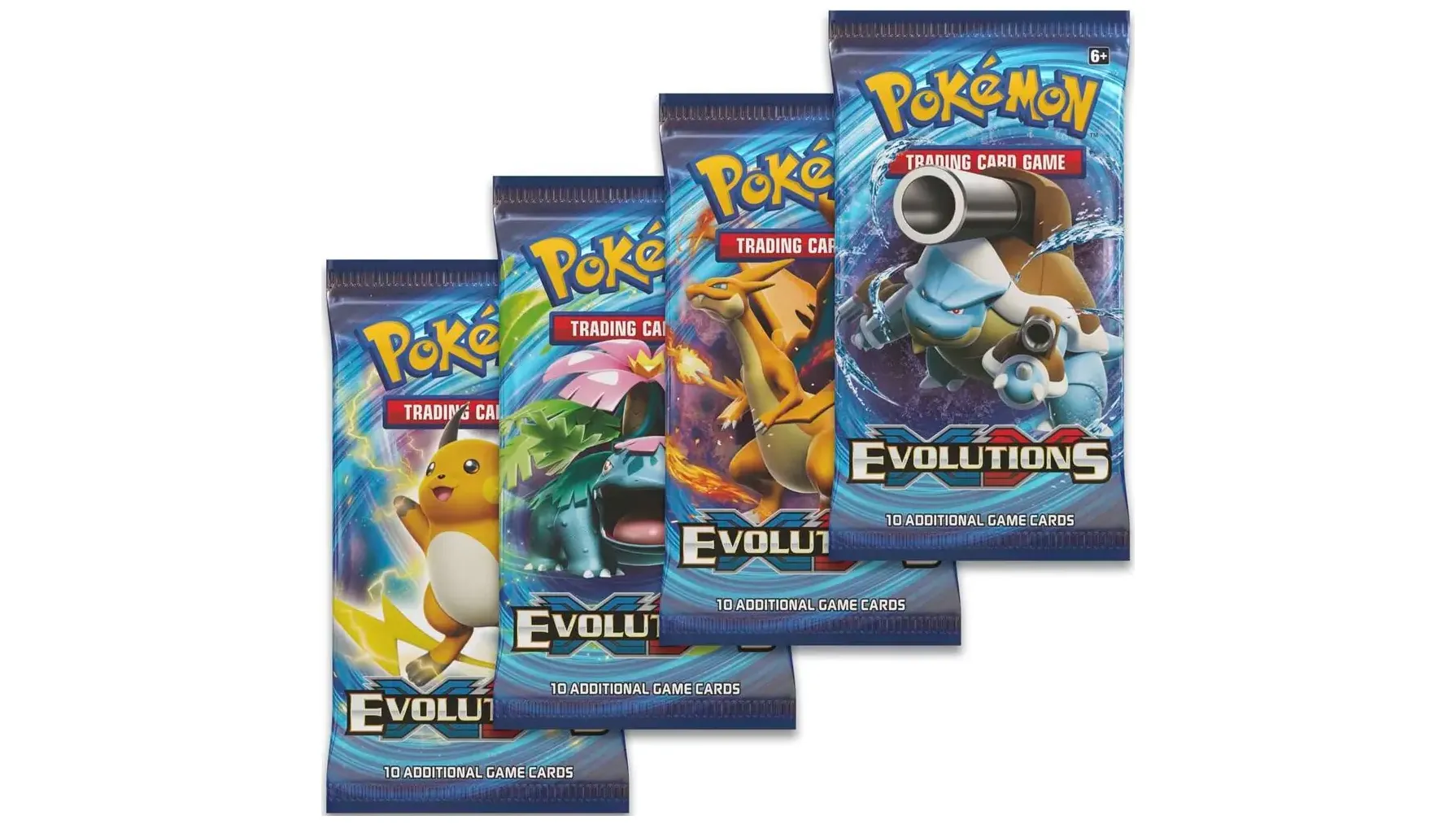 Evolutions Booster Pack Art Bundle Set of 4