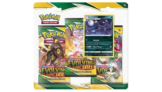 Evolving Skies 3 Pack Blister Umbreon