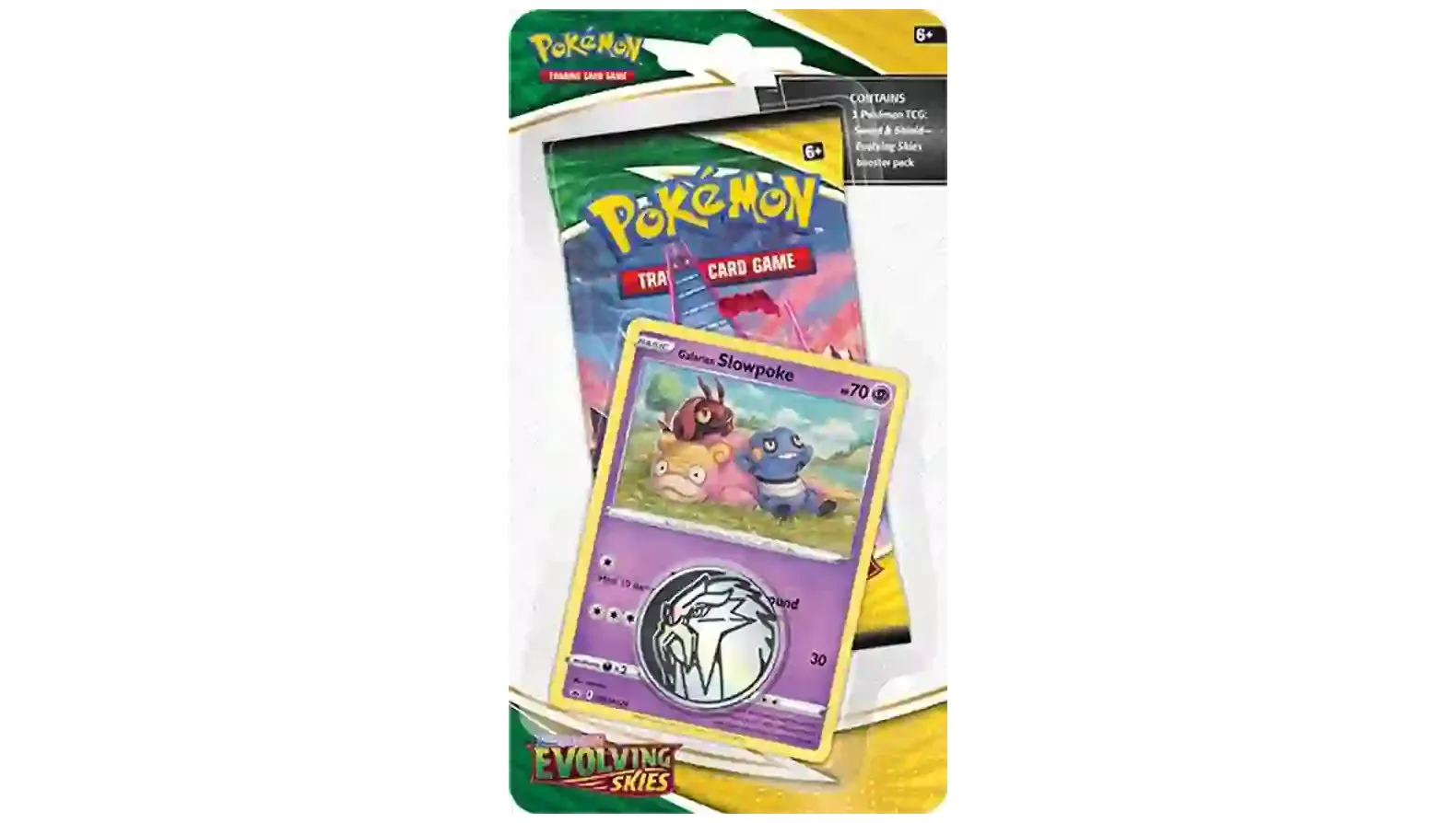 Evolving Skies Galarian Slowpoke Blister Pack