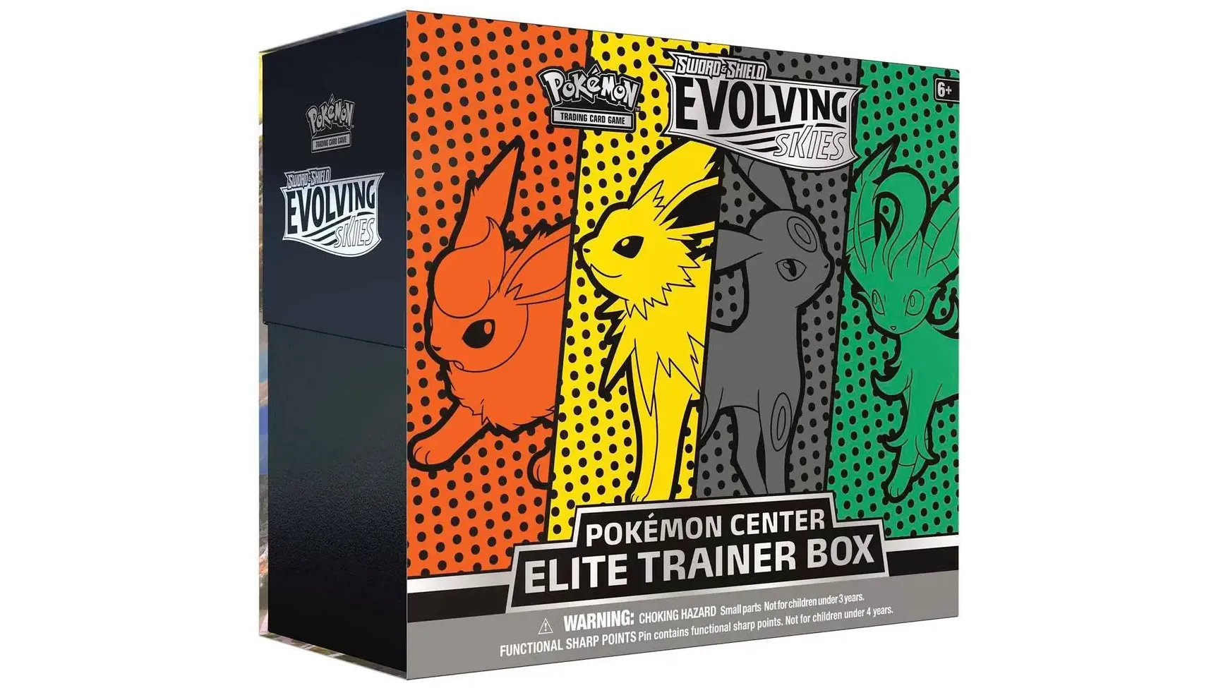 Evolving Skies Pokemon Center Elite Trainer Box JolteonFlareonUmbreonLeafeon (Exclusive)
