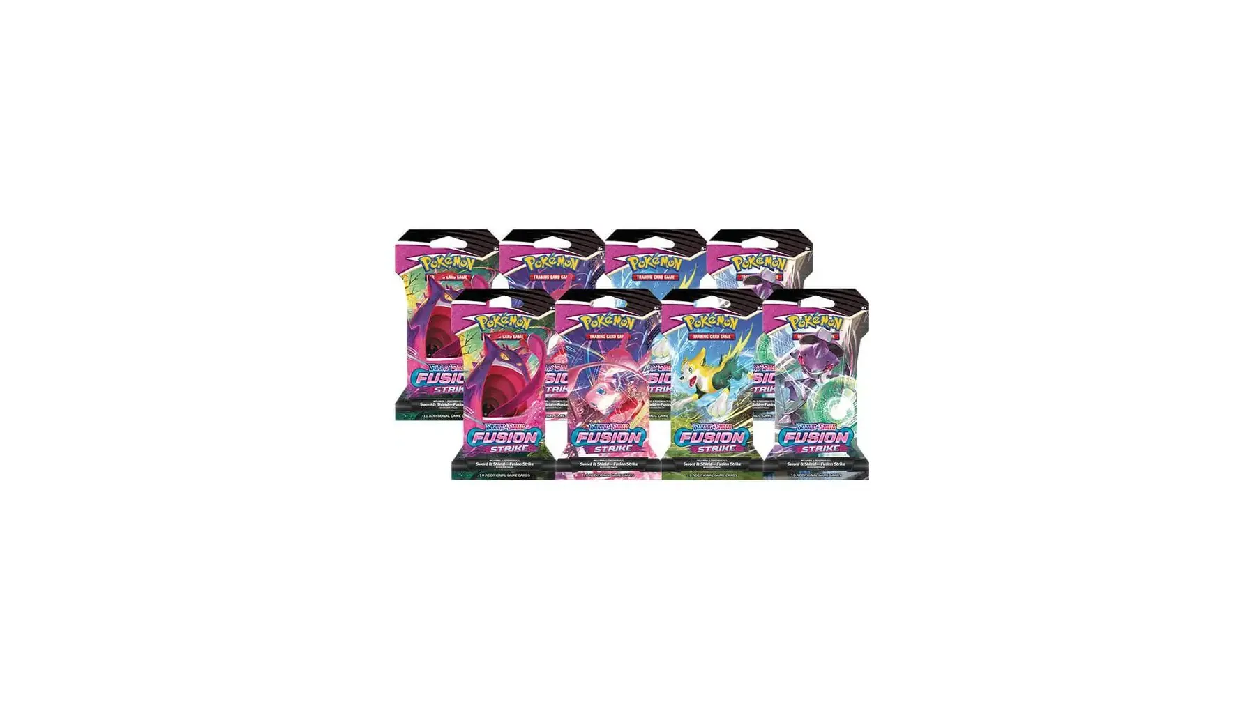 Fusion Strike Sleeved Booster Pack Bundle Set of 8