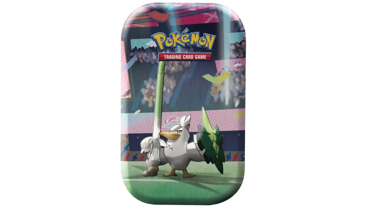 Galar Power Mini Tin Galarian Sirfetch'd