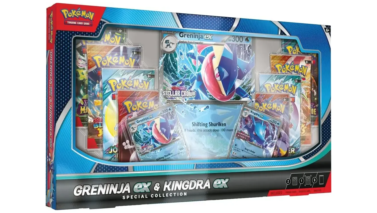Greninja EX & Kingdra EX Special Collection Box