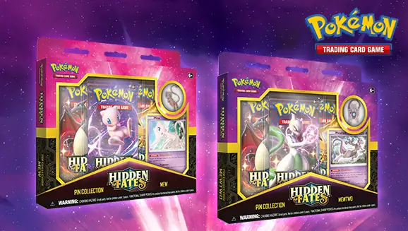 Hidden Fates Pin Collection Box Mewtwo