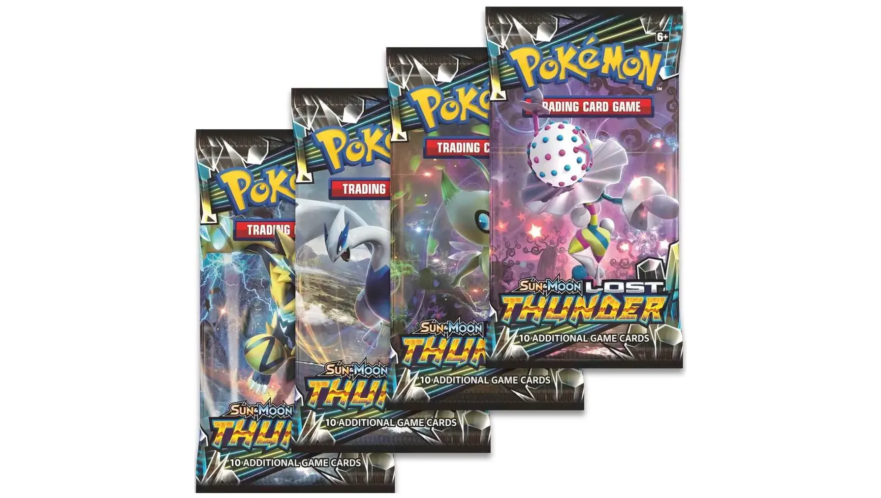 Lost Thunder Booster Pack Art Bundle Set of 4