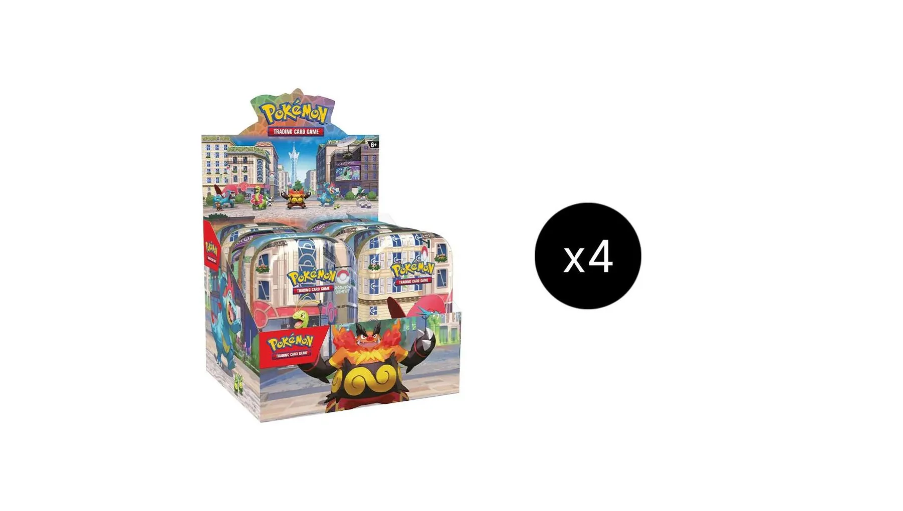 Lumiose City Mini Tin Display Case