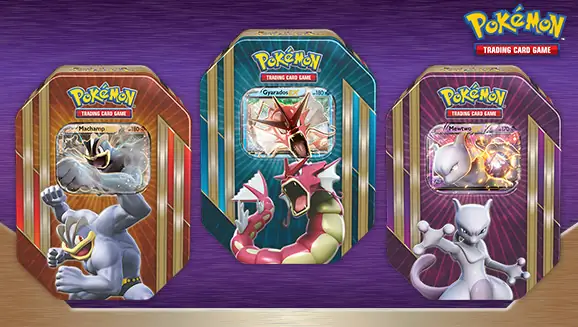 Mewtwo EX Triple Power Tin