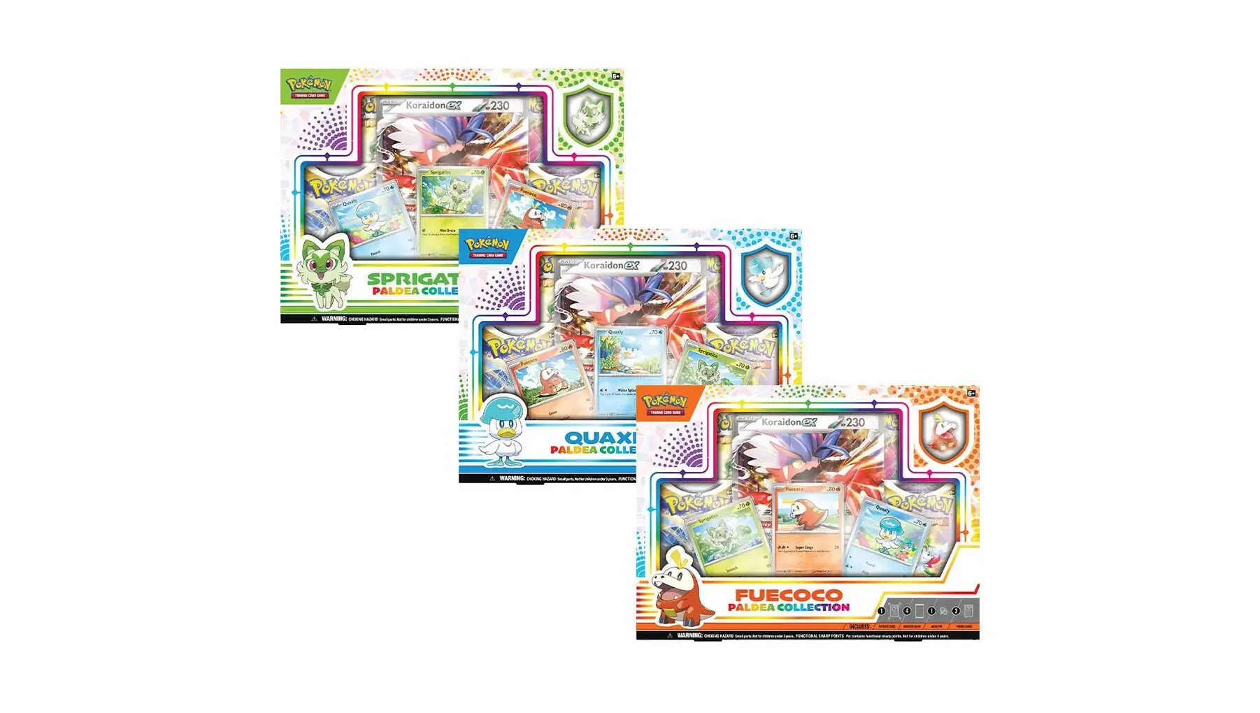 Paldea Collection Set of 3 (Koraidon ex)