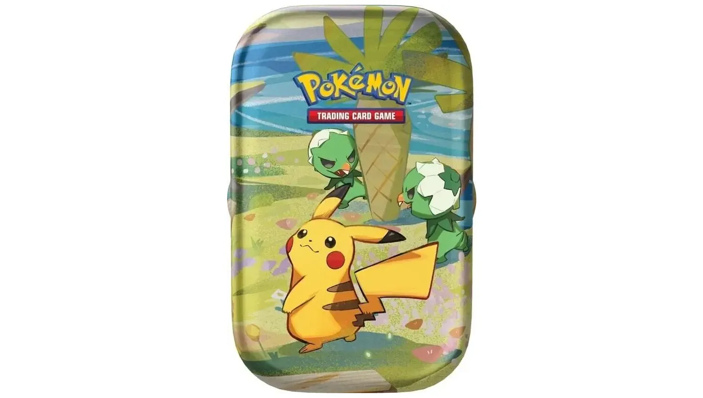 Paldea Friends Mini Tin Pikachu & Capsakid