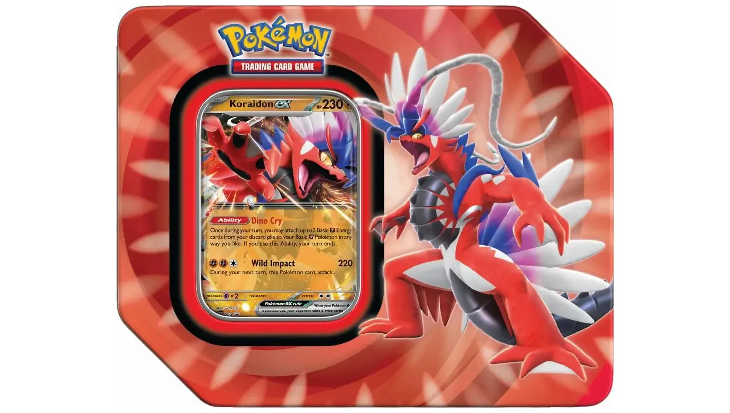 Paldea Legends Tin Koraidon ex (International Version)