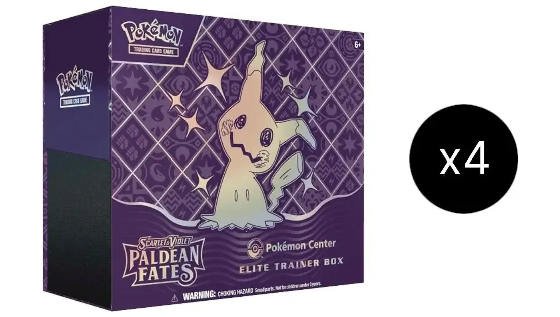 Paldean Fates Pokemon Center Elite Trainer Box (Exclusive) Case
