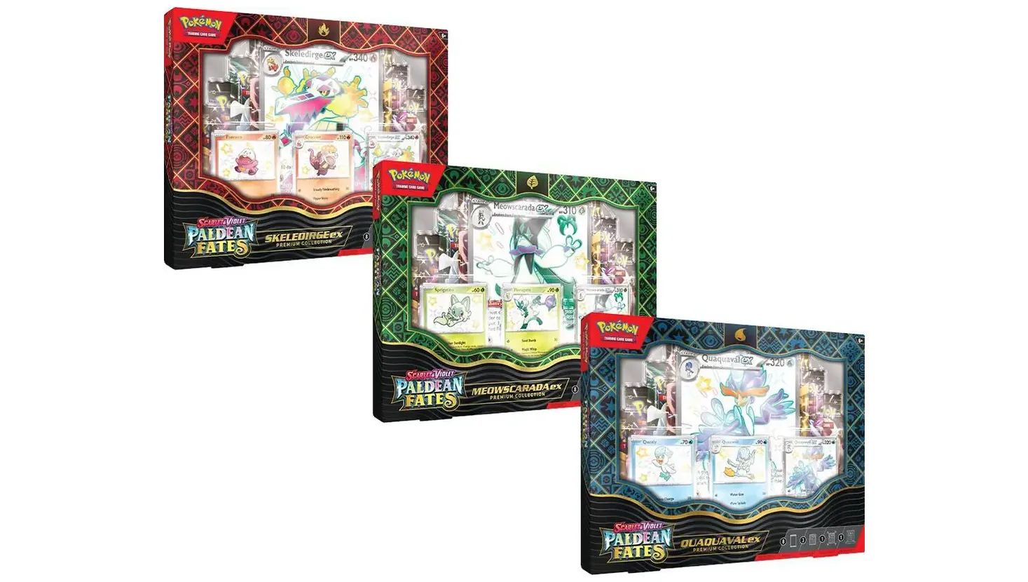 Paldean Fates Premium Collection Set of 3