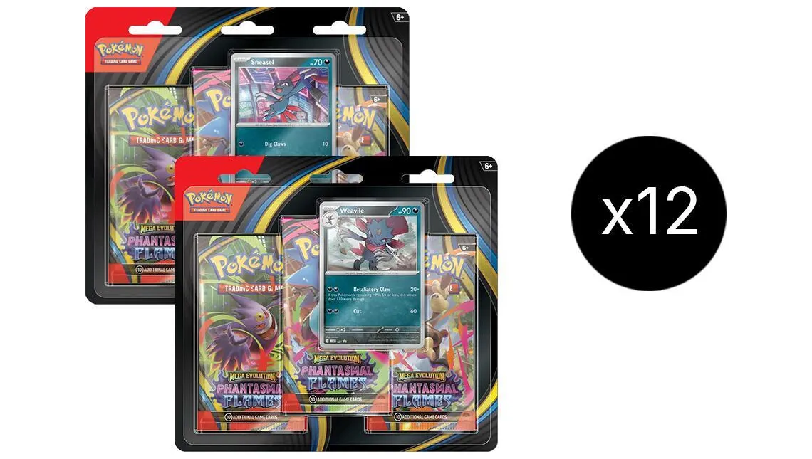 Phantasmal Flames 3-Pack Blister Case