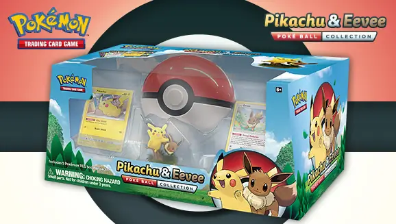 Pikachu & Eevee Pokeball Collection