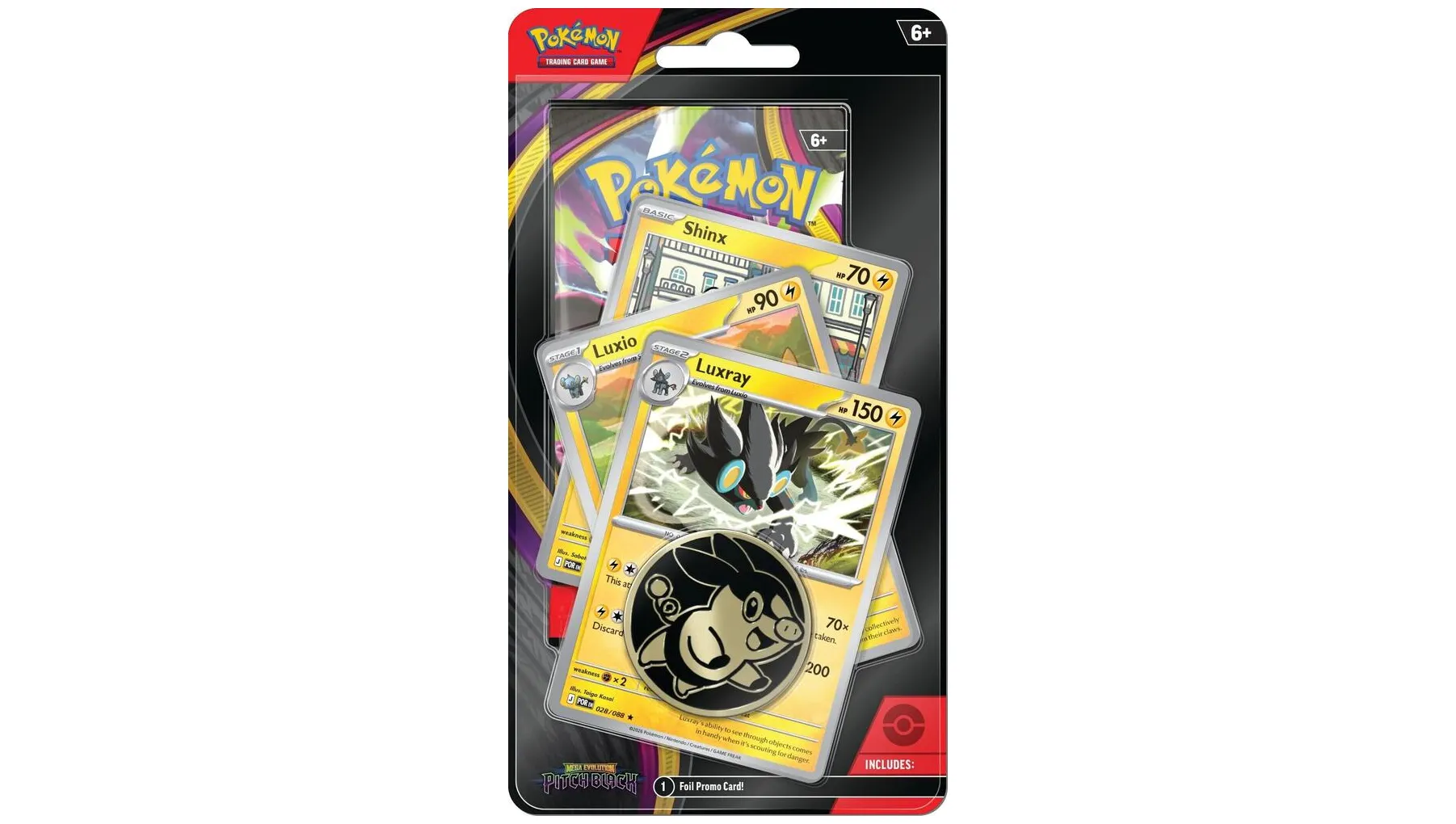 Pitch Black Premium Checklane Blister Luxray Line