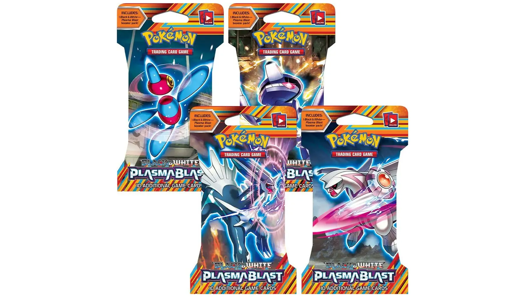 Plasma Blast Sleeved Booster Pack Art Bundle Set of 4