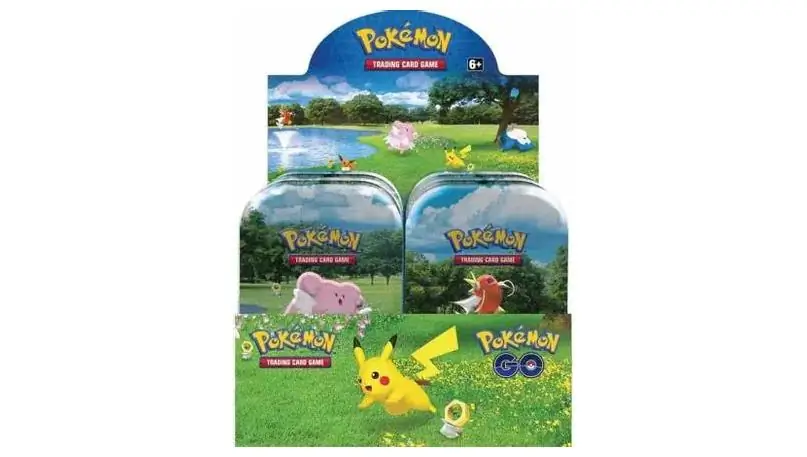 Pokemon GO Mini Tins Display