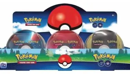 Pokemon GO Pokeball Tins Display