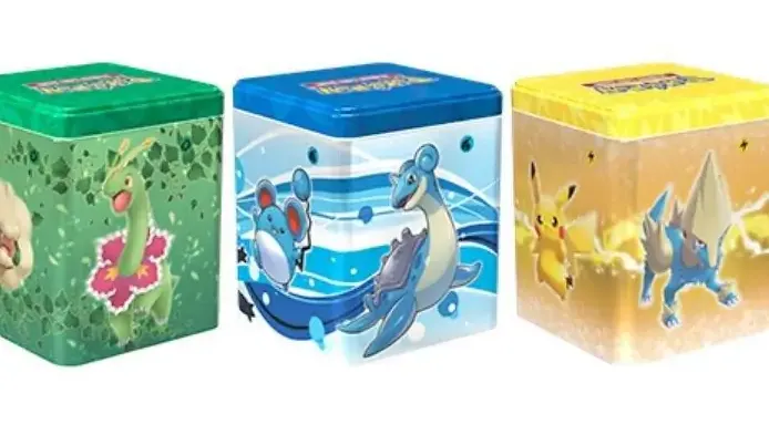Pokemon Stacking Tins Set of 3