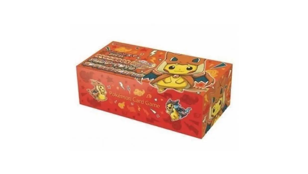 Poncho Pikachu Mega Charizard Y Box
