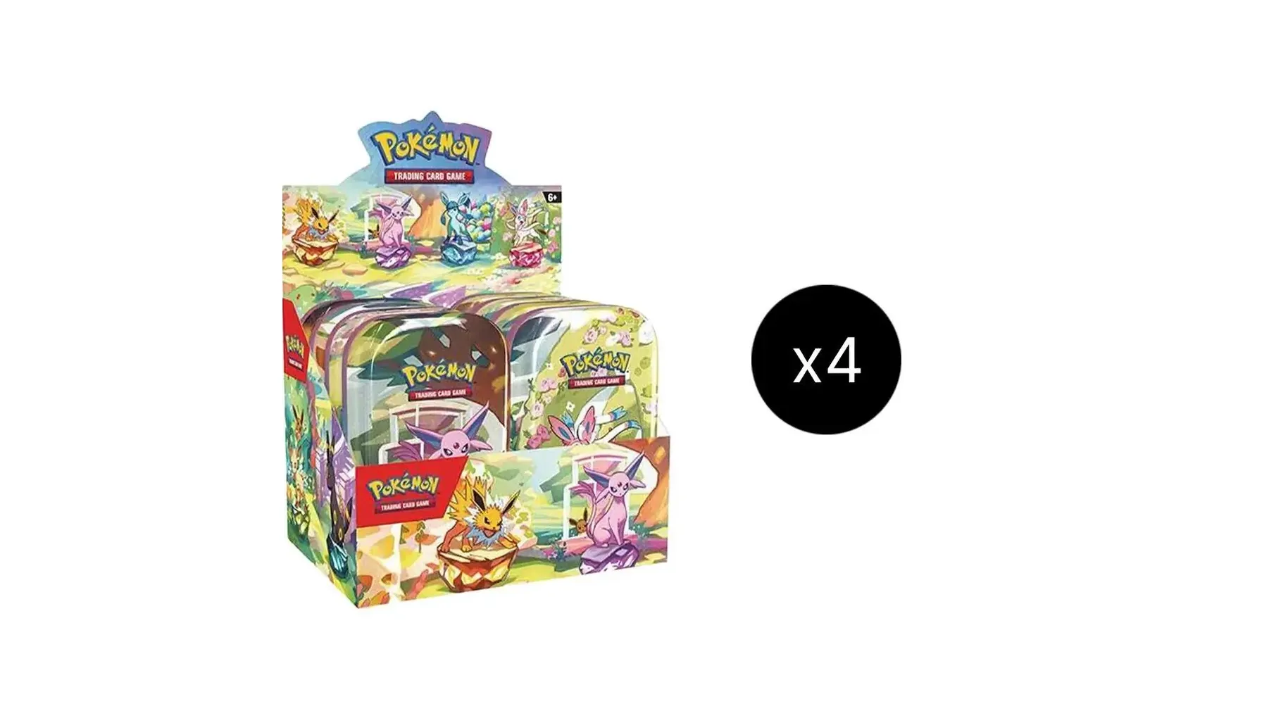 Prismatic Evolutions Mini Tin Display Case