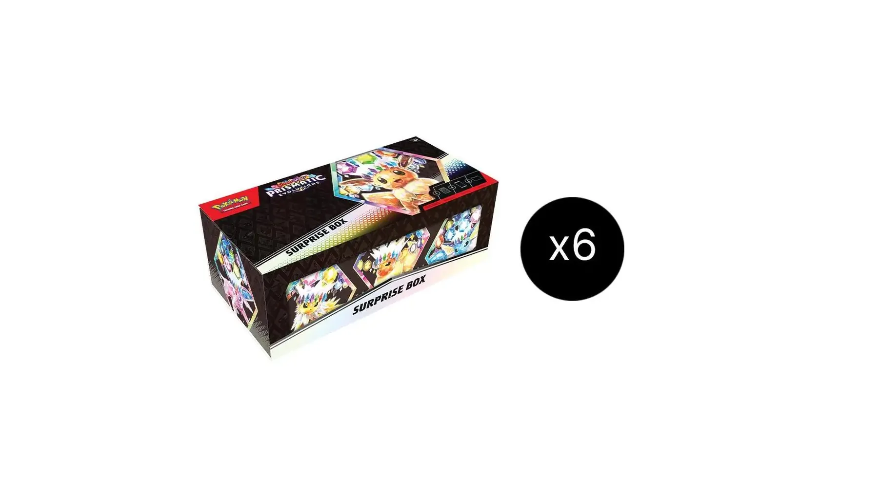 Prismatic Evolutions Surprise Box Case