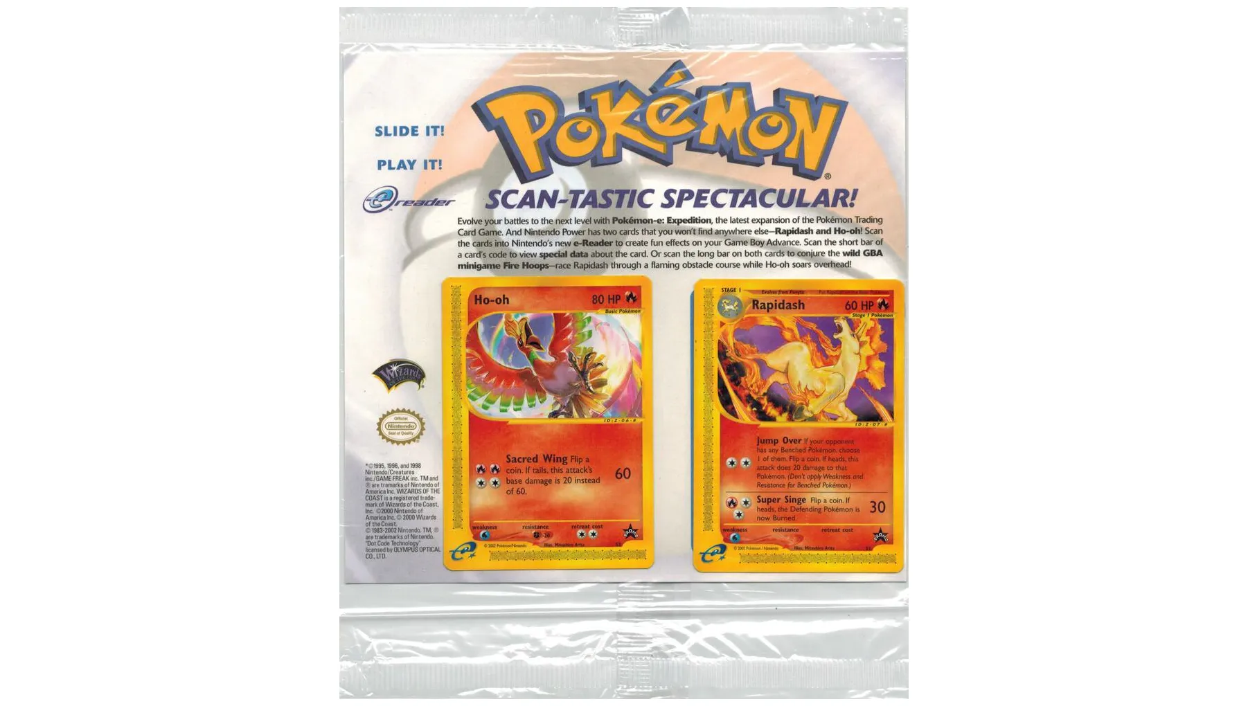 Scan-Tastic Spectacular Promo Pack Ho-oh & Rapidash