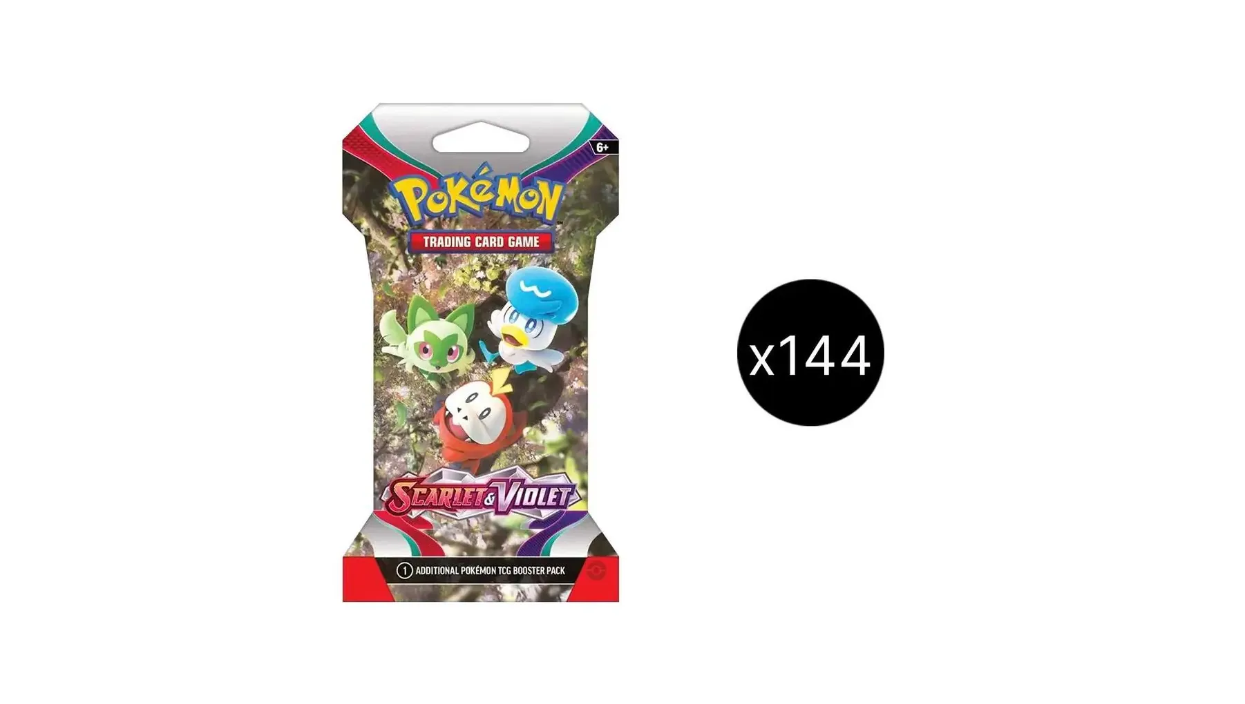 Scarlet & Violet Sleeved Booster Case