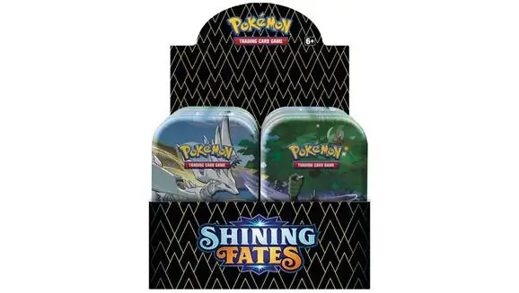 Shining Fates Mini Tins Display