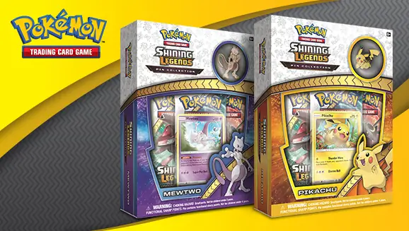 Shining Legends Mewtwo Pin Collection