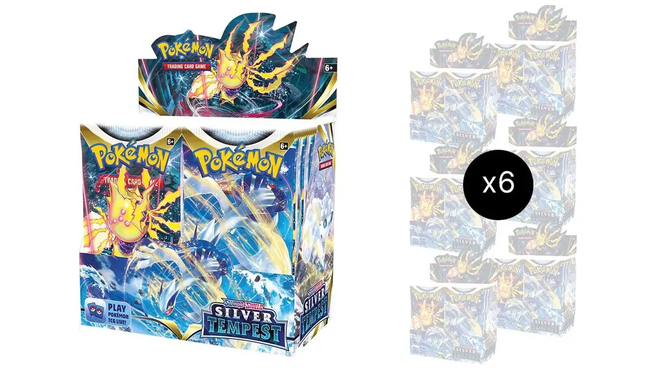 Silver Tempest Booster Box Case