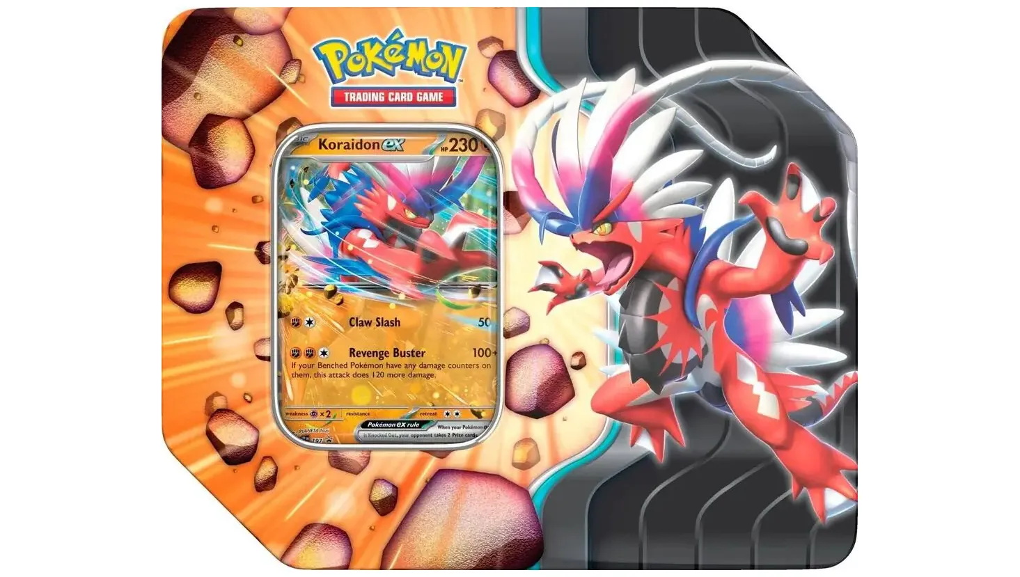 Slashing Legends Tin Koraidon ex