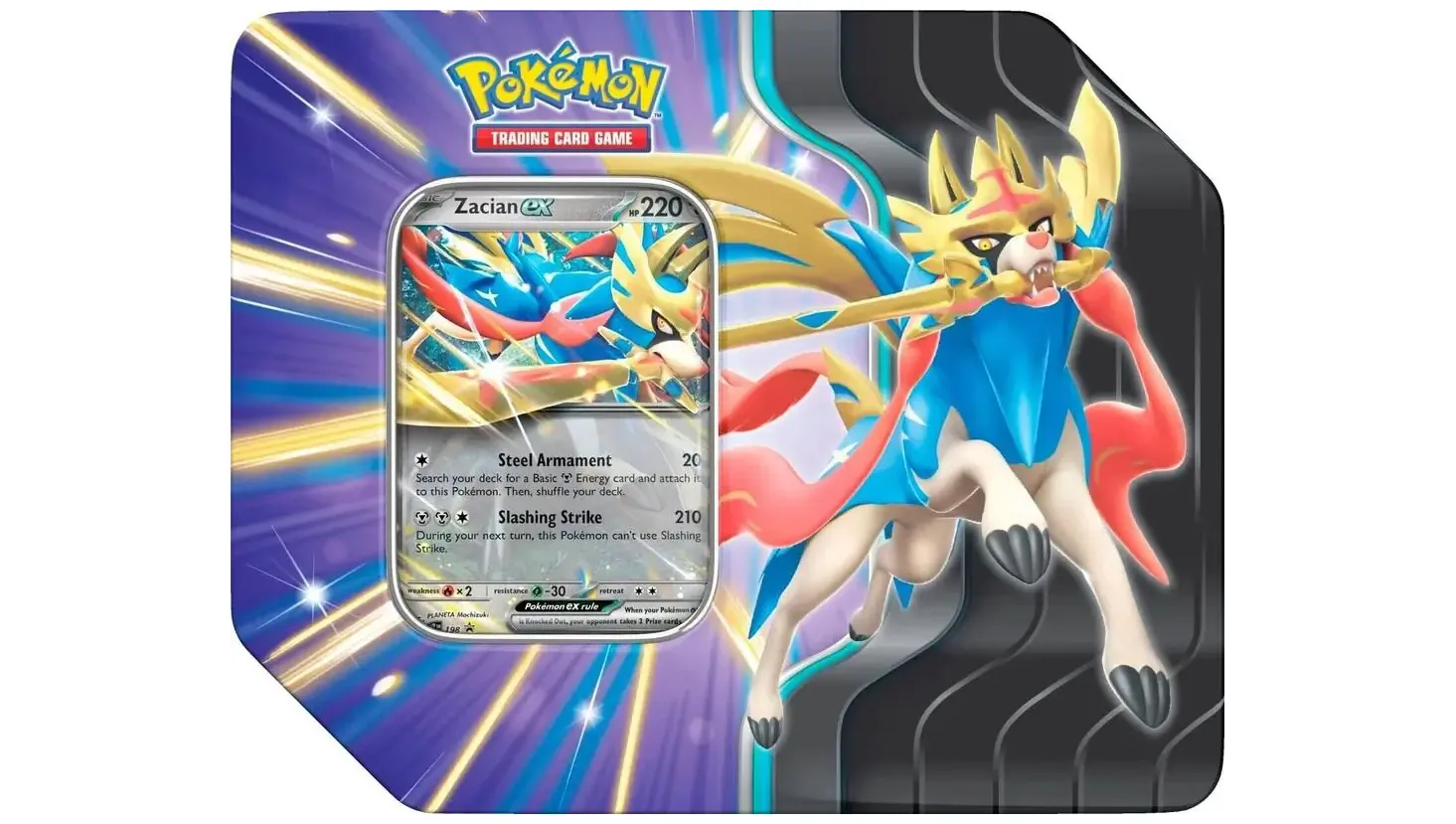 Slashing Legends Tin Zacian ex