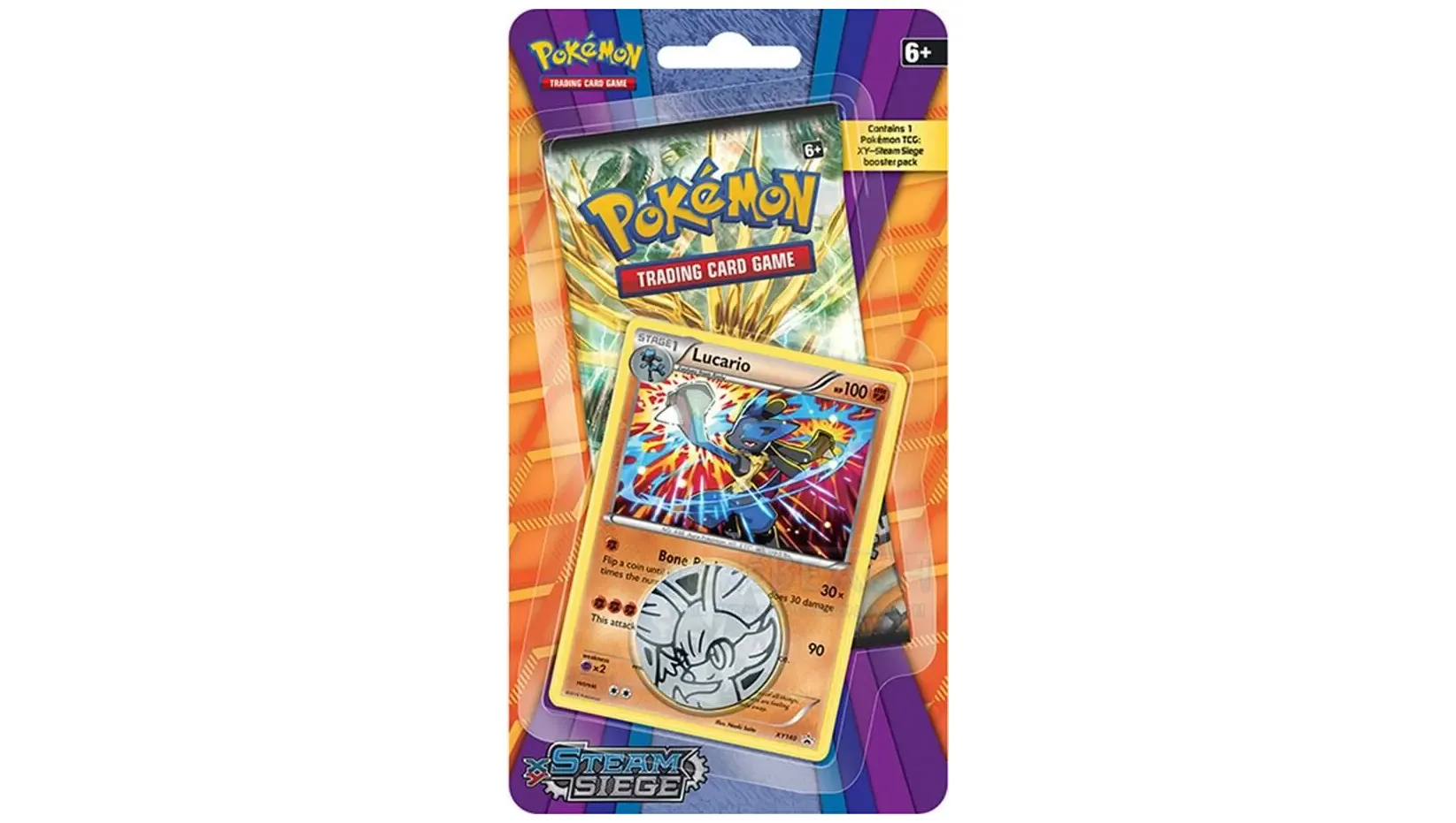 Steam Siege Single Pack Blister Lucario