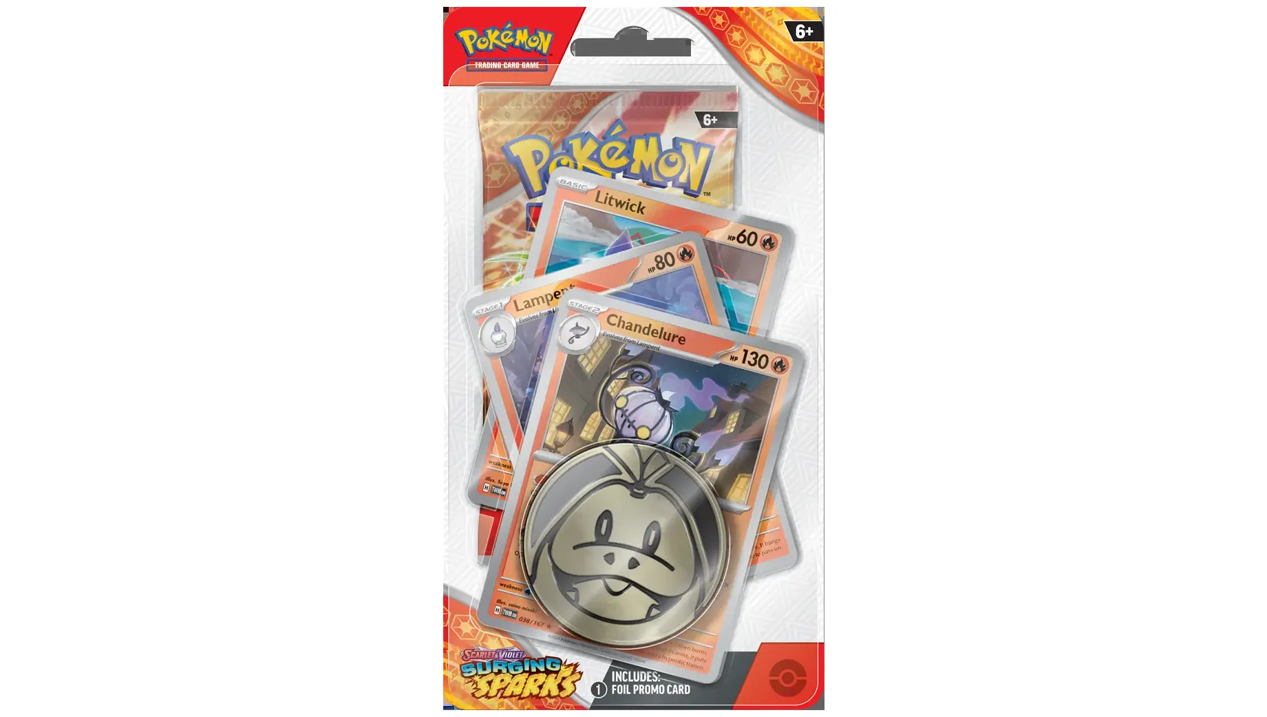 Surging Sparks Blister Pack Chandelure