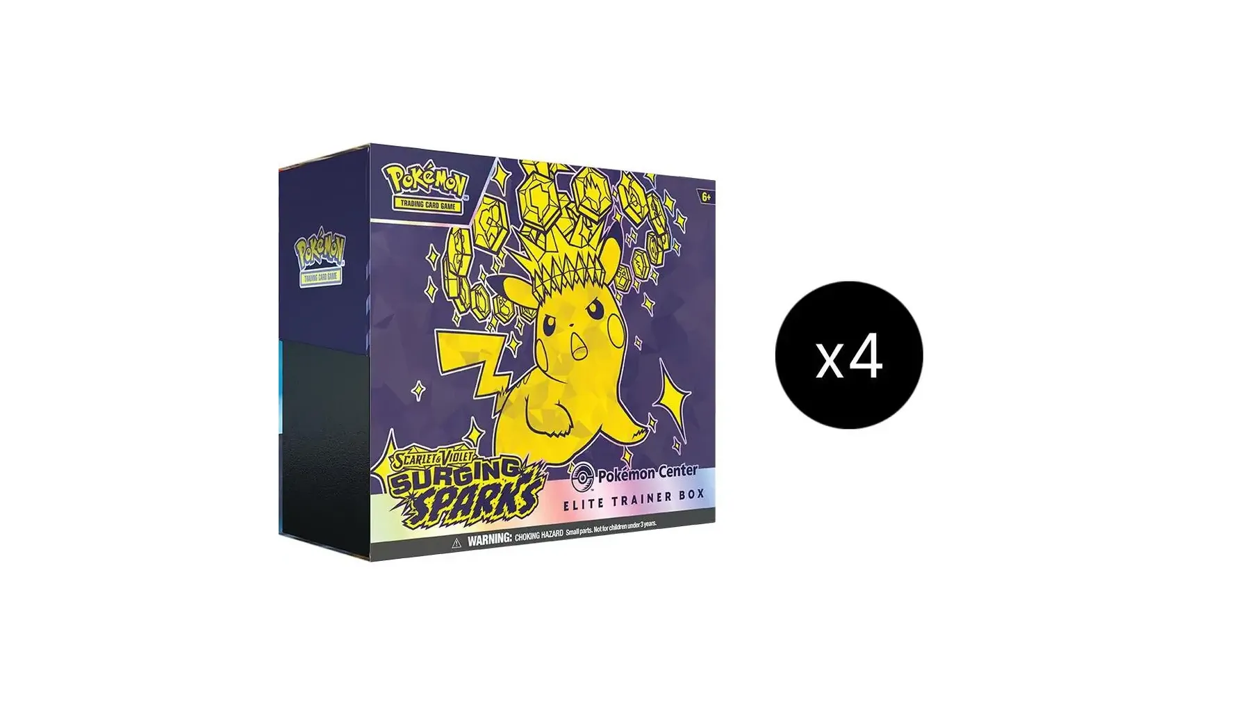 Surging Sparks Pokemon Center Elite Trainer Box (Exclusive) Case