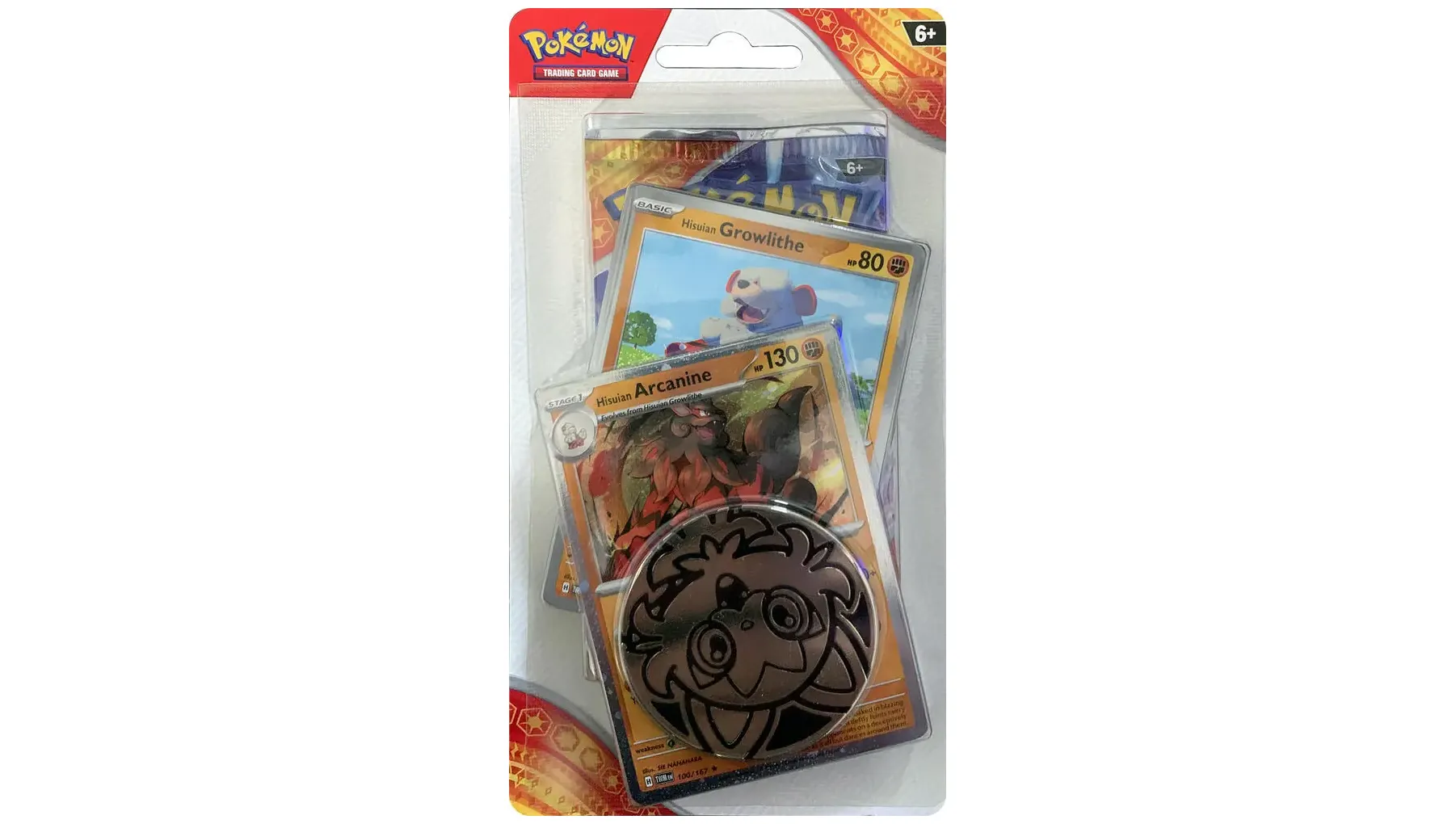 Surging Sparks Single Pack Blister Hisuian Arcanine