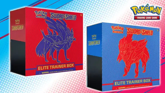 Sword & Shield Elite Trainer Box Zacian Red