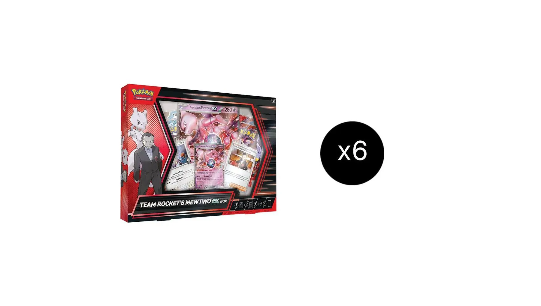 Team Rocket's Mewtwo ex Box Case