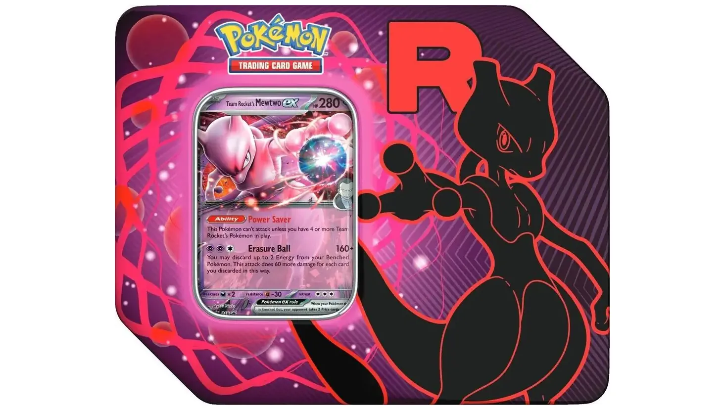 Team Rocket Tin Team Rocket's Mewtwo ex