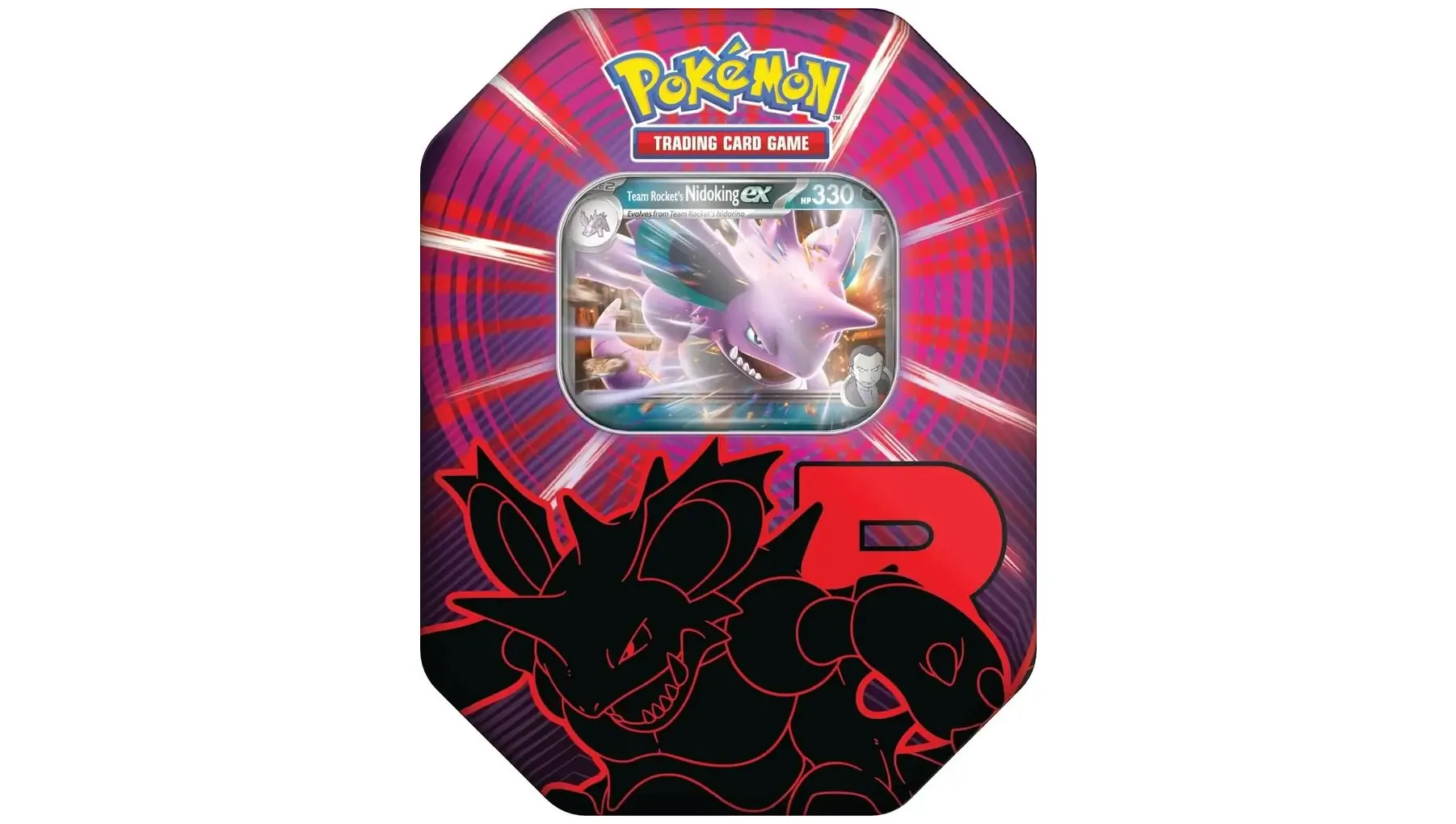Team Rocket Tin Team Rocket's Nidoking ex (International Version)