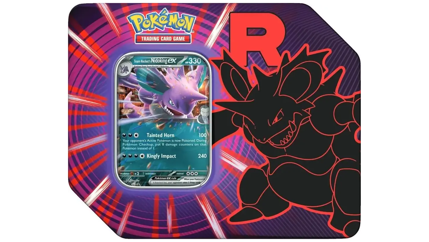 Team Rocket Tin Team Rocket's Nidoking ex