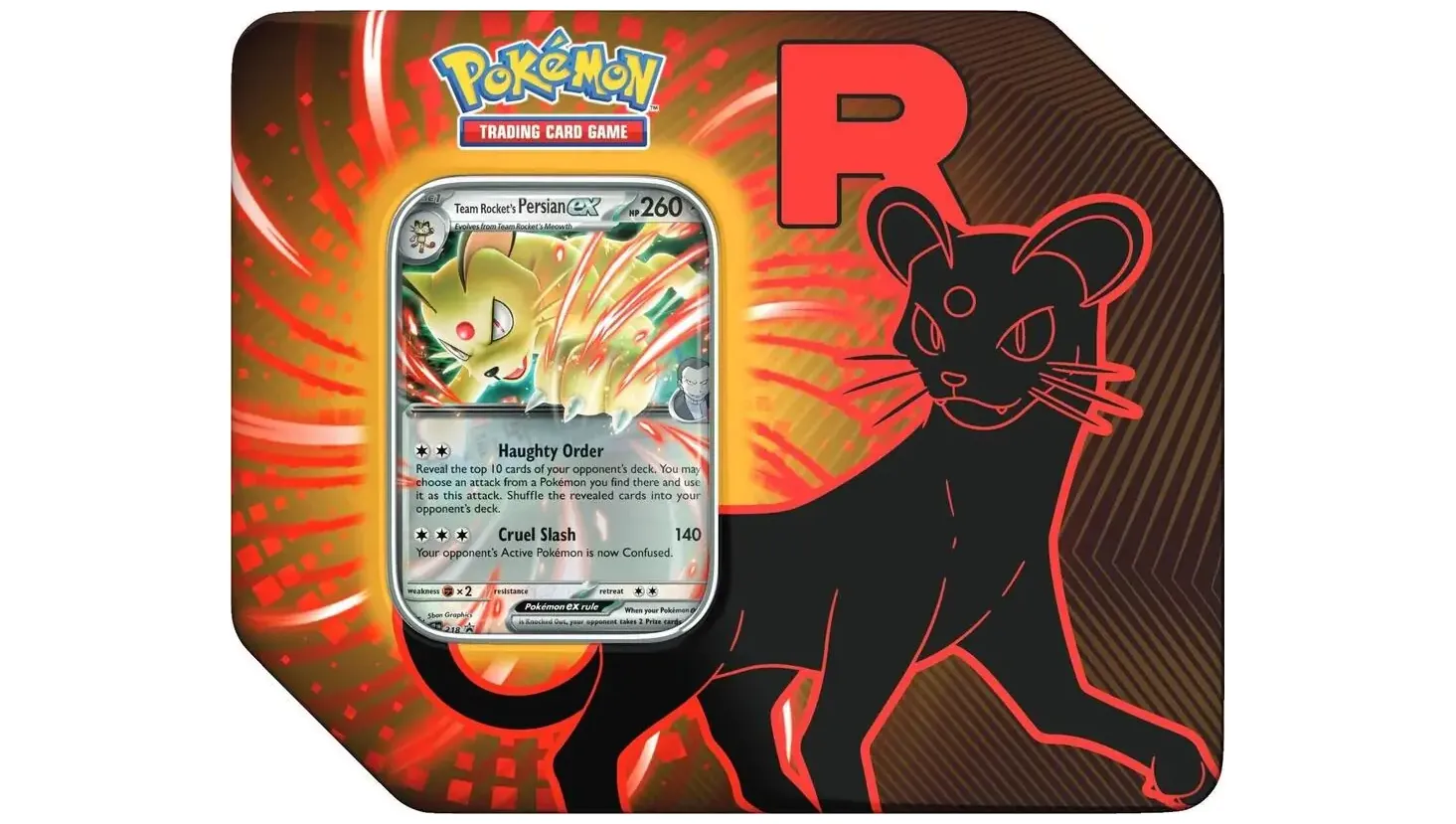 Team Rocket Tin Team Rocket's Persian ex