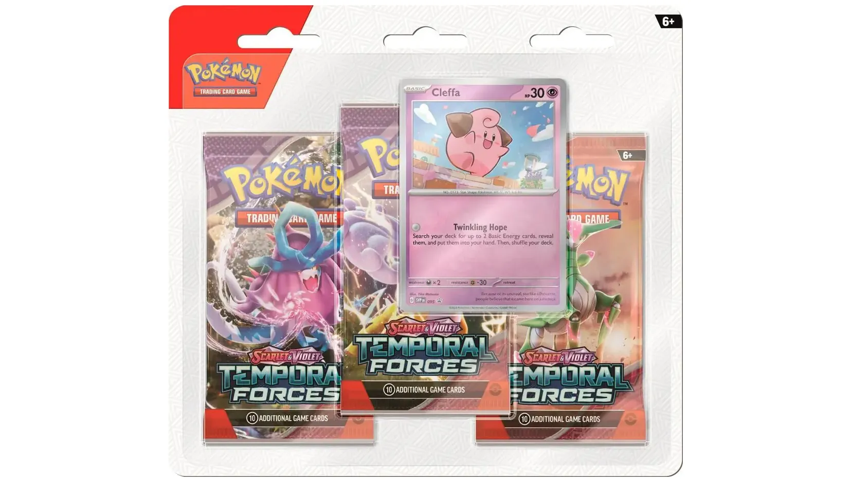 Temporal Forces 3 Pack Blister Cleffa