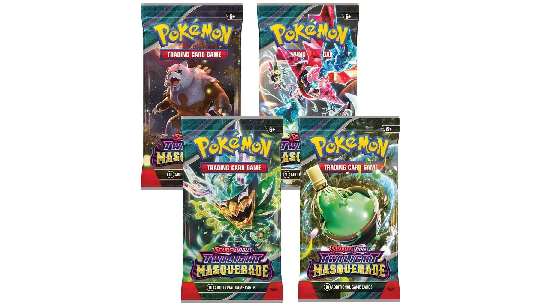 Twilight Masquerade Booster Pack Art Bundle Set of 4